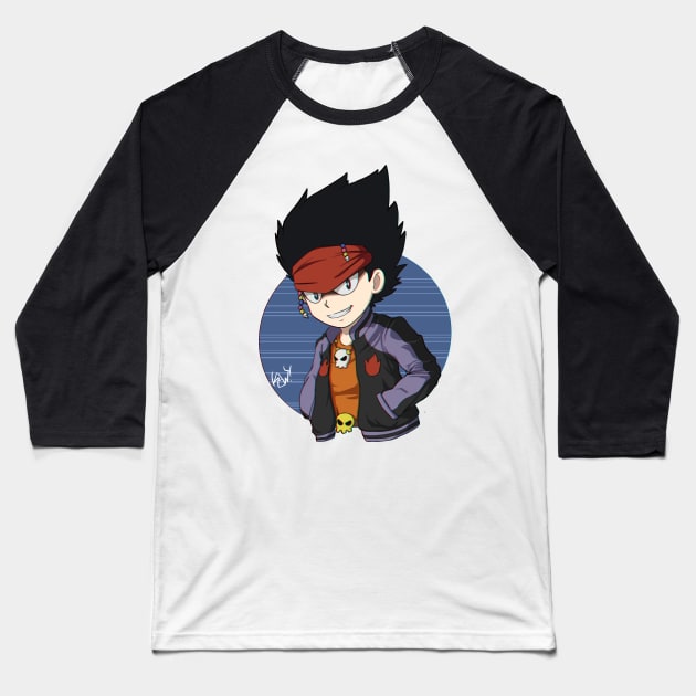 Daigo from Beyblade Burst and Evolution Baseball T-Shirt by Kaw_Dev